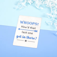 Load image into Gallery viewer, Funny Christmas Birthday Wallet Card for Husband Boyfriend From Wife Girlfriend Unique Mens Birthday Gift Ideas Happy Bday Love Note Card for Him To My Man Fiancé Lover Birthday Present
