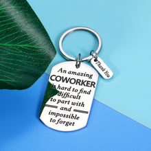 Load image into Gallery viewer, Aeolussoms Amazing Coworker Gift Keychain Employee Appreciation Thank You Gifts for Women Men Leaving Going Away Gift for Colleague Leader Mentor Christmas Retirement Birthday Office Gift for Her Him
