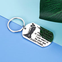 Load image into Gallery viewer, Wife Husband Keychain Gift for Him Her I Want to Be Your Last Everything Couple Gift for Women Men Boyfriend Girlfriend Wedding Anniversary Christmas Birthday Valentines Gifts to My Wife Husband
