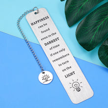 Load image into Gallery viewer, Inspirational Engraved Bookmark for Women Men Book Lovers Teens Boys Girls Friendship Gifts for Best Friend BFF Christmas Birthday Graduation Gift for Him Her Daughter Son Children Student Coworker
