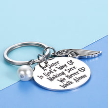 Load image into Gallery viewer, Sister Gifts Keychain From Sister Brother Friend A Sister is God&#39;s Way of Making Sure We Never Walk Alone Keyring gift for Women BFF Birthday Christmas Wedding Gift for Female Teen Girl Sister in Law
