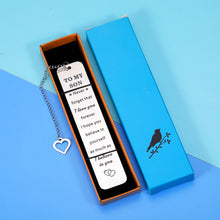 Load image into Gallery viewer, to My Son Bookmark Inspirational Gifts for Son Step Son Boys from Dad Mom Christmas Sweet 16th 18th 21st Birthday Thanksgiving Valentines Graduation Gift for Kids Teen Men Him Book Lover I Love You
