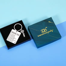 Load image into Gallery viewer, Thank You Gifts for Boss Coworkers Mentor Leader Supervisor Appreciation Keychain Gift Going Away Leaving Goodbye Gift for Coworkers Women Men Birthday Christmas Employee To Manager Retirement Gift
