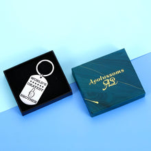 Load image into Gallery viewer, Aeolussoms Funny Brother Keychain Gifts World&#39;s Okayest Brother Key Chain Family Gift Brother Best Friend Gift from Sister for Little Big Brother Men Wedding Graduation Birthday Gift, Silver, Small
