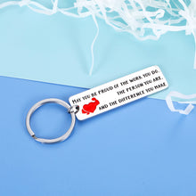 Load image into Gallery viewer, Coworker Leaving Keychain for Women Men Colleague Boss Friend Goodbye Farewell Gif for Mentor Volunteer Employee Worker Family Going Away Thank You Coworker Appreciation Christmas Gif
