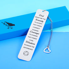 Load image into Gallery viewer, Sobriety Recovery AA Gifts Christian Bookmarks Gifts for Women Men Religious Bible Verse Book Markers Baptism Serenity Prayer After Surgery Cancer Survivor Gifts Christmas Birthday Gifts for Friends
