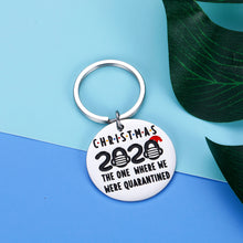 Load image into Gallery viewer, Christmas 2020 Stocking Stuffer Keychain Gifts for Women Men Kids Adult Teens Boys Girls Xmas Social Distancing Gift for Him Her Friends Mom Dad Husband Wife Son Daughter Best Friend Birthday gift
