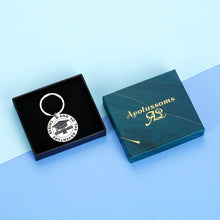 Load image into Gallery viewer, 2021 Graduation Keychain Gift for graduates from College Media High School The Adventure Begins Inspirational Gift for Girlfriend Boyfriend Granddaughter Grandson from Dad Mom Lover Him Her
