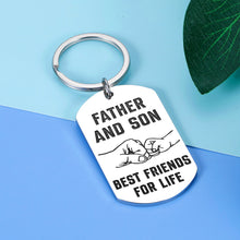 Load image into Gallery viewer, Dad Gifts from Son Best Dad Gifts Ideas for Men Birthday Christmas Gift for Father stepfather Father’s Day Gift for Dad from Son Kids To My Dad Gift Thank You Dad Gift Father Gift I Love You Keychain

