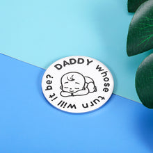 Load image into Gallery viewer, New Baby Gift for Parents Mom Dad Double-Sided Decision Coin Gifts Newborn Baby Shower First Time Mommy Daddy to Be Gift Pregnancy Fathers Mothers Day Christmas Birthday Present for Women Men
