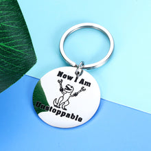 Load image into Gallery viewer, Funny Inspirational Gift For Women Men Adult Son Teens Boys Engraved Keychain For Birthday Christmas From Mom Dad Humor Encouragement Gift For Kids Dinosaur Lovers Brother Grandson Nephew Best Friends
