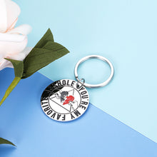 Load image into Gallery viewer, Funny Husband Boyfriend Keychain Gif from Wife Girlfriend You&#39;re My Favorite Asswhole Key Chain For Him Brother Man Anniversary Christmas Valentines Humorous Fathers Day Gif for Hubby Friends
