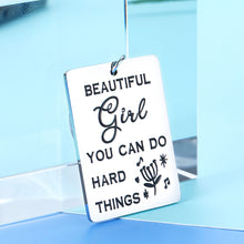 Load image into Gallery viewer, My Daughter Gifts From Mom And Dad Inspirational Keychain Self Esteem Gifts For Women Friends Teens Girls Birthday Christmas Graduation Valentines Gift For Her From Boyfriend Husband

