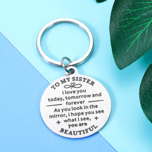 Load image into Gallery viewer, Sisters Gift from Sister Brother Christmas Sweet 16th 18th Birthday Gifts for Big Little Soul Sister Inspirational Gifts for Best Friend BFF Bestie Teen Girls Women Her Graduation Gift Jewelry
