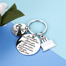 Load image into Gallery viewer, Birthday Keychain Gift Inspirational Gifts For Women Men Kids Friends and Family Son daughter Sweet 18 Keychain Jewelry Gift Ideas Happy Birthday Charms Keychain to Him Her
