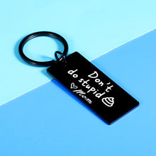 Load image into Gallery viewer, Christmas Gifts Keychain for Son Daughter from Mom Dad Stocking Stuffer for Teen Boys Girls Teenagers Sweet 16th 18th Birthday Gift for Him Her Valentine Mothers Day Gift for Kids Mom Loves You

