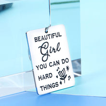 Load image into Gallery viewer, My Daughter Gifts From Mom And Dad Inspirational Keychain Self Esteem Gifts For Women Friends Teens Girls Birthday Christmas Graduation Valentines Gift For Her From Boyfriend Husband
