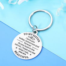 Load image into Gallery viewer, Sisters Gift from Sister Brother Christmas Sweet 16th 18th Birthday Gifts for Big Little Soul Sister Inspirational Gifts for Best Friend BFF Bestie Teen Girls Women Her Graduation Gift Jewelry
