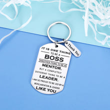 Load image into Gallery viewer, Boss Day Gifts for Women Men Office Keychain Thank You Boss Gift for Coworker Mentor Supervisor Leader Christmas Birthday Leaving Going Away Retirement Gifts Boss Lady Goodbye Gifts to Friend Him Her

