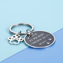 Load image into Gallery viewer, Pet Memorial Gift Keychain for Dogs Cats Remembrance Christmas Gif for Women Men Pet Lover Family Friends Once by My Side Forever in My Heart Keyring Pet Sympathy Gif for Boss Mom Wife Sister Kids
