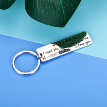 Load image into Gallery viewer, Drive safe keychain gift for best Husband Boyfriend groom fiance BF couple i love you valentine wedding anniversary birthday gift for men him Christmas stocking stuffer from wife girlfriend her
