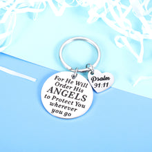 Load image into Gallery viewer, Religious Christmas Christian Gifts for Women Men Inspirational Bible Verse Faith Keychain Easter Prayer Baptism Thanksgiving Birthday Present for Him Her Spiritual Gifts for Friends Family Member
