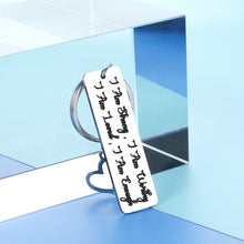 Load image into Gallery viewer, Inspirational Quote Keychain for Him Her Women Teenage Girls Boys I Am Strong Worthy Loved Enough Motivational Gift for Daughter Son BFF Teen Men Cancer Awareness Addict Recovery Gift Silver
