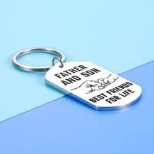 Load image into Gallery viewer, Dad Gifts from Son Best Dad Gifts Ideas for Men Birthday Christmas Gift for Father stepfather Father’s Day Gift for Dad from Son Kids To My Dad Gift Thank You Dad Gift Father Gift I Love You Keychain
