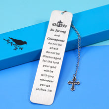 Load image into Gallery viewer, Christian Bookmarks Gifts for Women Men Religious Gifts Cross Bible Verse Book Markers Baptism Gift for Teen Boys Girls Kids Inspirational Christmas Easter Birthday Graduation Gift for Him Her Readers
