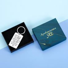 Load image into Gallery viewer, Step Dad Keychain Father’s Day Gift From Daughter Son Birthday Christmas Thanksgiving Wedding Gifts Any Man Can Be A Father Inspirational Key Chain For Daddy In Law Men Valentine’s Day Gifts Him
