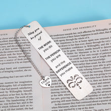 Load image into Gallery viewer, Coworker Gifts for Women Men Thank You Gift for Employee Colleague Boss Retirement Appreciation Going Away Goodbye Farewell Gifts for Coworker Teacher Coach Nurse Inspirational Bookmark for Women

