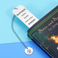 Load image into Gallery viewer, Inspirational Engraved Bookmark for Women Men Book Lovers Teens Boys Girls Friendship Gifts for Best Friend BFF Christmas Birthday Graduation Gift for Him Her Daughter Son Children Student Coworker
