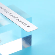 Load image into Gallery viewer, Funny Boyfriend Girlfriend Gifts Ideas Christmas Valentines Birthday Anniversary Gifts Bookmark for Him Her Husband Wife Wedding Engagement Gift for Fiance Fiancee Groom Bride Couple Women Men
