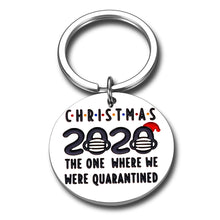 Load image into Gallery viewer, Christmas 2020 Stocking Stuffer Keychain Gifts for Women Men Kids Adult Teens Boys Girls Xmas Social Distancing Gift for Him Her Friends Mom Dad Husband Wife Son Daughter Best Friend Birthday gift
