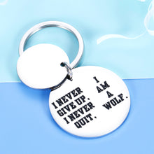 Load image into Gallery viewer, Wolf Inspiratinal Keychain Gifts For Women Men Wolf Lover Teen Girls Boys Daughter Son Birthday Graduation Gift For Family Best Friend Spirit Animal Wolf Enthusiasts Gift For Boyfriend Husband Him Her
