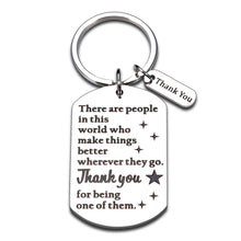 Load image into Gallery viewer, Boss Day Gifts Thank You Gifts for Women Men Boss Lady Leader Mentor Coworker Teacher Employee Appreciation Gift Retirement Leaving Going Away Christmas Birthday Gifts Ideas Inspirational Keychain
