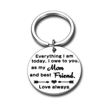 Load image into Gallery viewer, Mother Of The Bride Groom Birthday Keychain Gifts From Daughter Son Mothers Day Thank You Best Mom In Law Appreciation Christmas Wedding Day Gifts for Stepmom Women Her From Daughter In Law Kids
