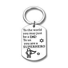 Load image into Gallery viewer, Father Step Dad Keychain Gift For Dad Father’s Day Gift From Daughter Son For Christmas Stocking Stuffers Valentine’s Day Birthday Gifts To My Father l Love You Daddy Gift Men Him
