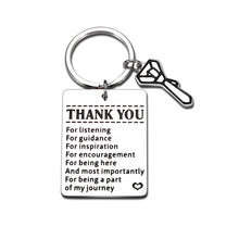 Load image into Gallery viewer, Thank You Gifts for Boss Coworkers Mentor Leader Supervisor Appreciation Keychain Gift Going Away Leaving Goodbye Gift for Coworkers Women Men Birthday Christmas Employee To Manager Retirement Gift
