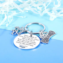 Load image into Gallery viewer, Graduation Inspirational Keychain Gift for Him Her 2021 High School College Graduate Students Class of 2021 Graduation Gift for Teen Girls Boys To My Son Daughter Graduation Birthday Gift From Mom Dad
