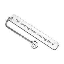 Load image into Gallery viewer, Funny Boyfriend Girlfriend Gifts Ideas Christmas Valentines Birthday Anniversary Gifts Bookmark for Him Her Husband Wife Wedding Engagement Gift for Fiance Fiancee Groom Bride Couple Women Men
