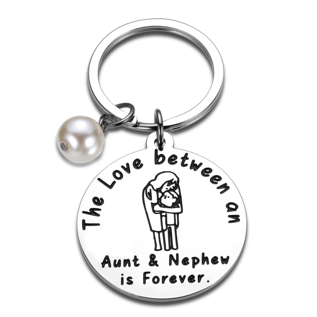 Christmas Gifts For Aunt From Nephew The Love Between An Aunt And Nephew Is Forever Keychain Best Aunt Gifts From Nephew Birthday Gifts From Auntie I Love My Aunt Gifts
