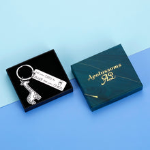 Load image into Gallery viewer, Inspirational Giraffe Keychain Gifts for Giraffe Lover Women Men Kids Teens Graduation Gifts Let Your Faith Be Taller Than Your Fears key Chain for Him Her Son Daughter Christmas Religious Gift
