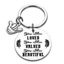 Load image into Gallery viewer, Inspirational Gifts Encouragement Keychain For Friends Teenage Teens Girls For Her Anniversary Birthday Christmas Romantic Wife Girlfriend From Him Husband Best Friend Women Of Faith Gifts

